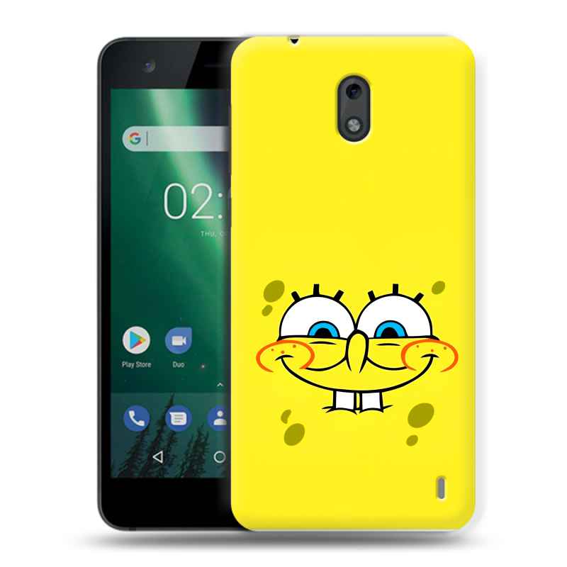 Силиконовый чехол на Nokia 2 с принтом спанчбоб спанч боб Силиконовый чехол на Nokia 2 с принтом спанчбоб спанч боб