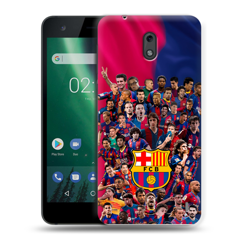Силиконовый чехол на Nokia 2 с принтом Барселона Barcelona Силиконовый чехол на Nokia 2 с принтом Барселона Barcelona