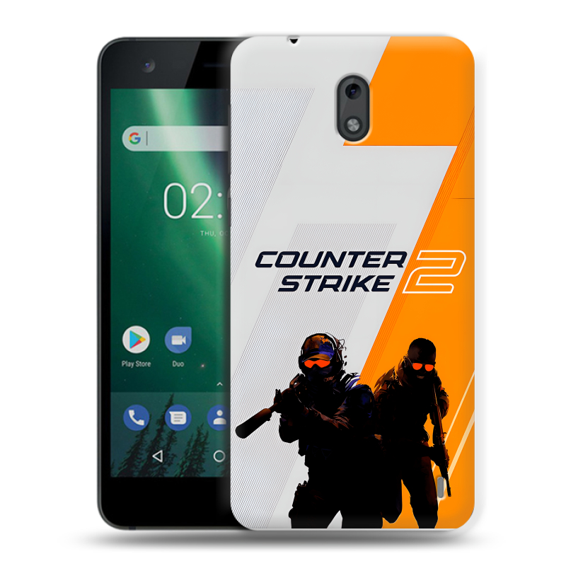 Силиконовый чехол на Nokia 2 с принтом Counter Strike Силиконовый чехол на Nokia 2 с принтом Counter Strike