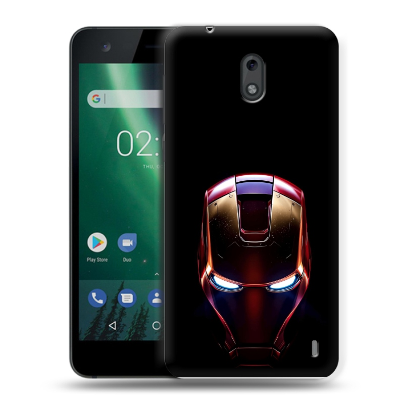 Силиконовый чехол на Nokia 2 с принтом IronMan Железный человек Силиконовый чехол на Nokia 2 с принтом IronMan Железный человек