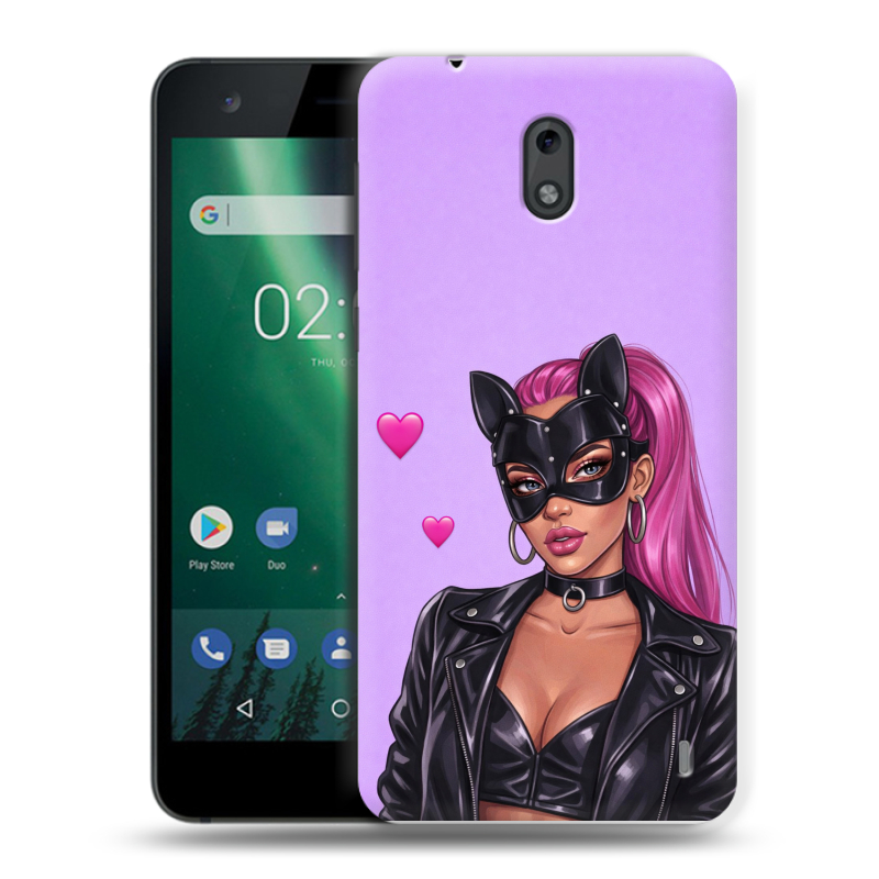 Силиконовый чехол на Nokia 2 с принтом женский Силиконовый чехол на Nokia 2 с принтом женский