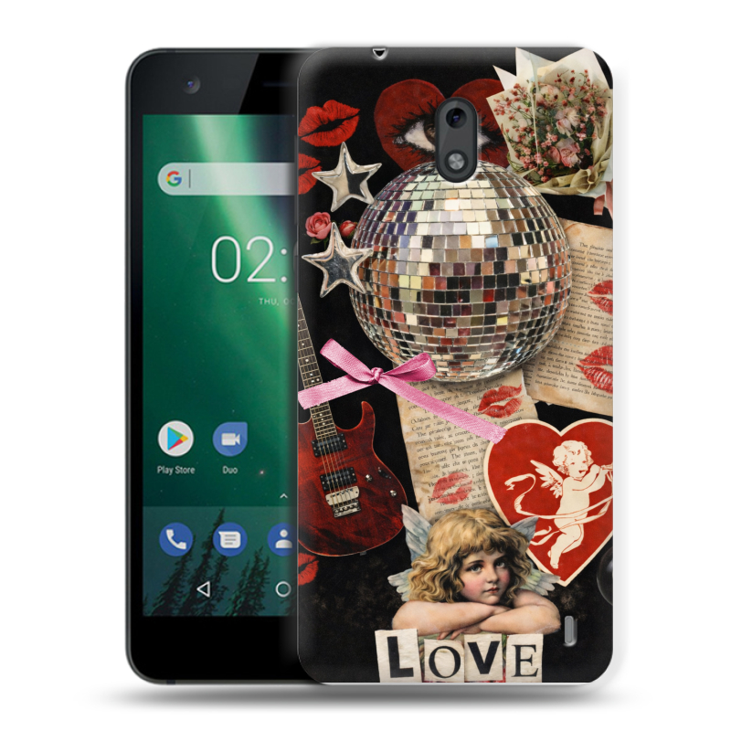 Силиконовый чехол на Nokia 2 с принтом для девочек Силиконовый чехол на Nokia 2 с принтом для девочек