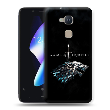 Силиконовый чехол на BQ Aquaris V с принтом Игра Престолов Game Thrones