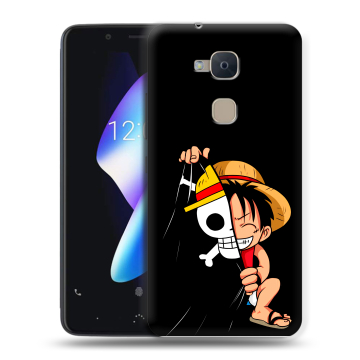 Силиконовый чехол на BQ Aquaris V с принтом One Piece Ван Пис Силиконовый чехол на BQ Aquaris V с принтом One Piece Ван Пис
