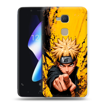 Силиконовый чехол на BQ Aquaris V с принтом Naruto Наруто Силиконовый чехол на BQ Aquaris V с принтом Naruto Наруто