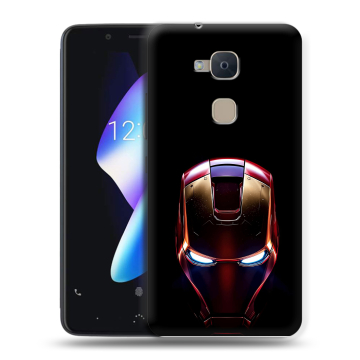 Силиконовый чехол на BQ Aquaris V с принтом IronMan Железный человек Силиконовый чехол на BQ Aquaris V с принтом IronMan Железный человек