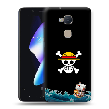 Силиконовый чехол на BQ Aquaris V с принтом One Piece Ван Пис Силиконовый чехол на BQ Aquaris V с принтом One Piece Ван Пис