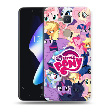 Силиконовый чехол на BQ Aquaris V с принтом My little pony Дружба чудо Силиконовый чехол на BQ Aquaris V с принтом My little pony Дружба чудо