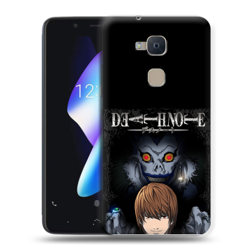 Силиконовый чехол на BQ Aquaris V с принтом Death note Тетрадь смерти Силиконовый чехол на BQ Aquaris V с принтом Death note Тетрадь смерти