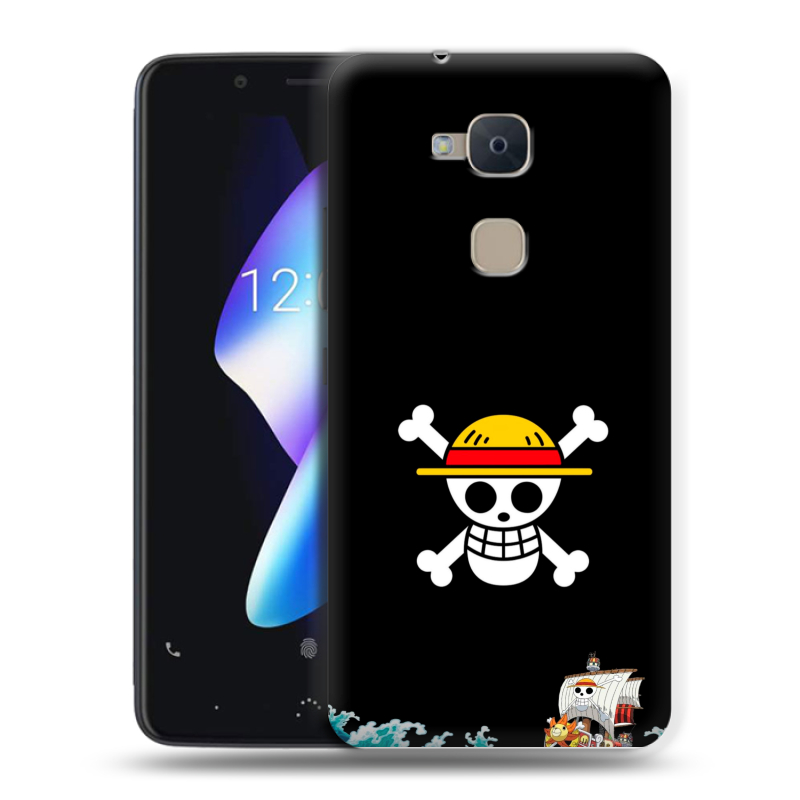 Силиконовый чехол на BQ Aquaris V с принтом One Piece Ван Пис Силиконовый чехол на BQ Aquaris V с принтом One Piece Ван Пис