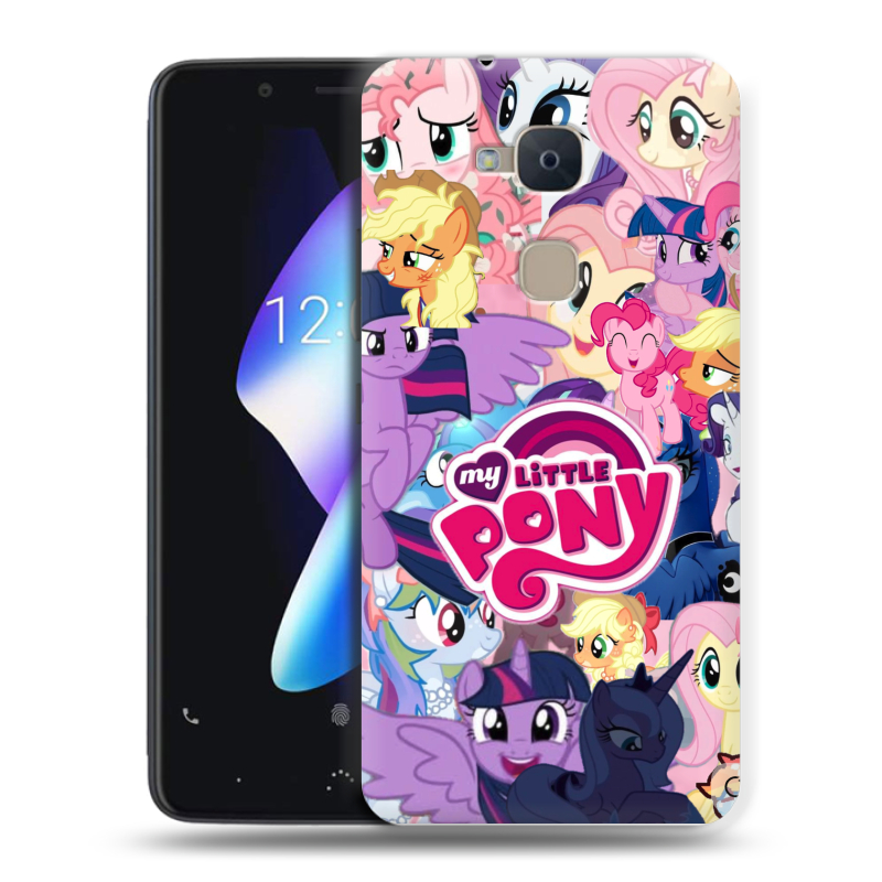 Силиконовый чехол на BQ Aquaris V с принтом My little pony Дружба чудо Силиконовый чехол на BQ Aquaris V с принтом My little pony Дружба чудо