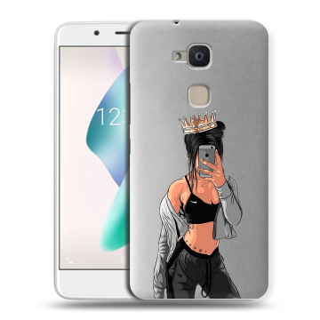 Силиконовый чехол на BQ Aquaris V Plus с принтом Женские принты Силиконовый чехол на BQ Aquaris V Plus с принтом Женские принты