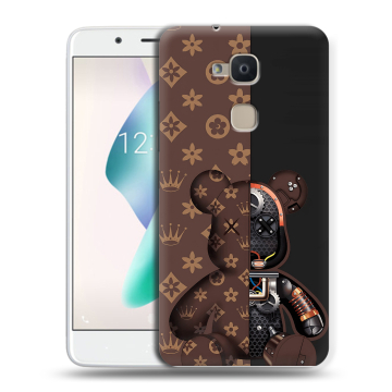 Силиконовый чехол на BQ Aquaris V Plus с принтом Луи робот