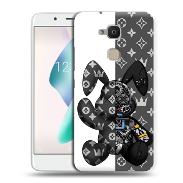 Силиконовый чехол на BQ Aquaris V Plus с принтом Луи робот