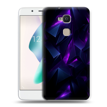 Силиконовый чехол на BQ Aquaris V Plus с принтом Абстракиция