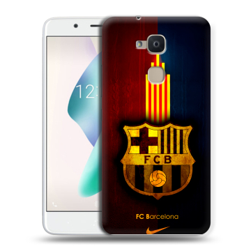 Силиконовый чехол на BQ Aquaris V Plus с принтом Барселона Barcelona