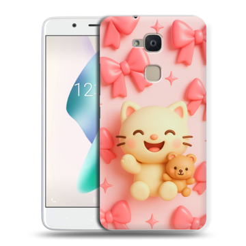 Силиконовый чехол на BQ Aquaris V Plus с принтом для девочек