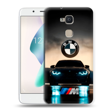 Силиконовый чехол на BQ Aquaris V Plus с принтом БМВ BMW