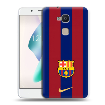 Силиконовый чехол на BQ Aquaris V Plus с принтом Барселона Barcelona