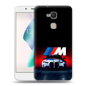 Силиконовый чехол на BQ Aquaris V Plus с принтом БМВ BMW