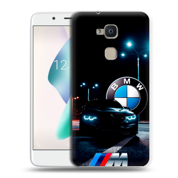 Силиконовый чехол на BQ Aquaris V Plus с принтом БМВ BMW