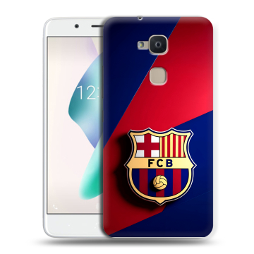 Силиконовый чехол на BQ Aquaris V Plus с принтом Барселона Barcelona