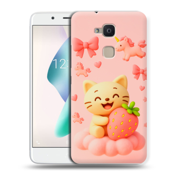 Силиконовый чехол на BQ Aquaris V Plus с принтом для девочек