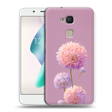 Силиконовый чехол на BQ Aquaris V Plus с принтом Цветы
