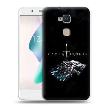 Силиконовый чехол на BQ Aquaris V Plus с принтом Игра Престолов Game Thrones