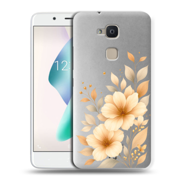 Силиконовый чехол на BQ Aquaris V Plus с принтом для девушки