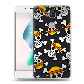 Силиконовый чехол на BQ Aquaris V Plus с принтом One Piece Ван Пис