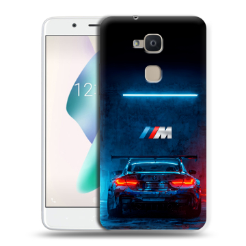 Силиконовый чехол на BQ Aquaris V Plus с принтом BMW БМВ