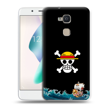 Силиконовый чехол на BQ Aquaris V Plus с принтом One Piece Ван Пис