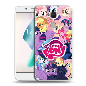 Силиконовый чехол на BQ Aquaris V Plus с принтом My little pony Дружба чудо