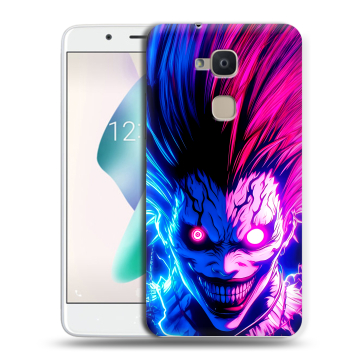 Силиконовый чехол на BQ Aquaris V Plus с принтом Death note Тетрадь смерти