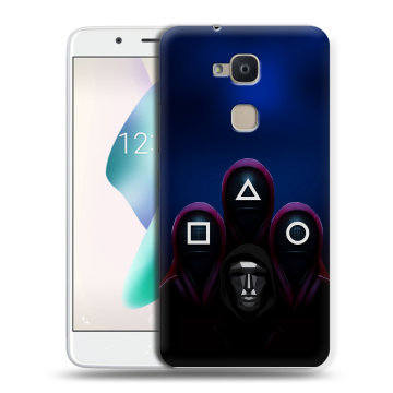 Силиконовый чехол на BQ Aquaris V Plus с принтом Игра Кальмара
