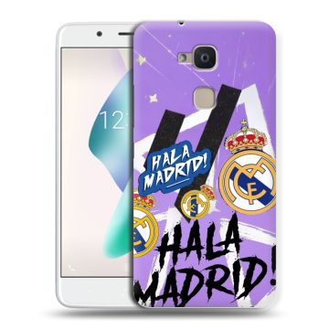 Силиконовый чехол на BQ Aquaris V Plus с принтом Real Madrid Реал Мадрид