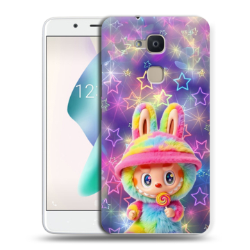 Силиконовый чехол на BQ Aquaris V Plus с принтом Labubu Лабубу