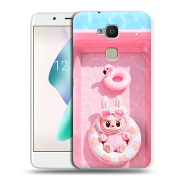 Силиконовый чехол на BQ Aquaris V Plus с принтом Labubu Лабубу