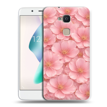 Силиконовый чехол на BQ Aquaris V Plus с принтом женский