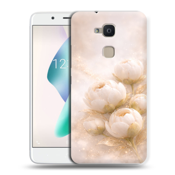 Силиконовый чехол на BQ Aquaris V Plus с принтом женский