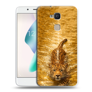 Силиконовый чехол на BQ Aquaris V Plus с принтом женский