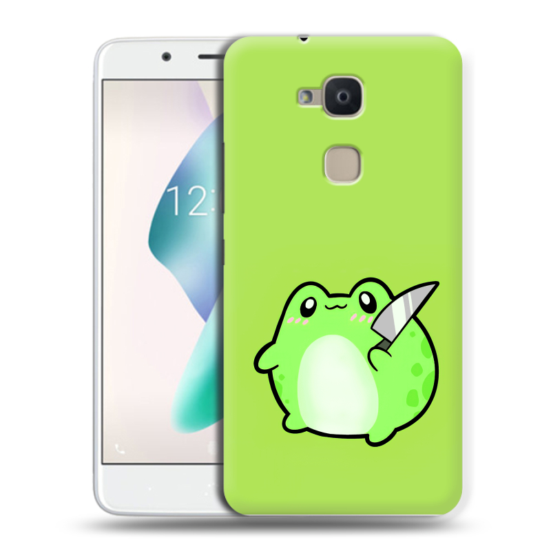 Силиконовый чехол на BQ Aquaris V Plus с принтом Лягушенок Силиконовый чехол на BQ Aquaris V Plus с принтом Лягушенок