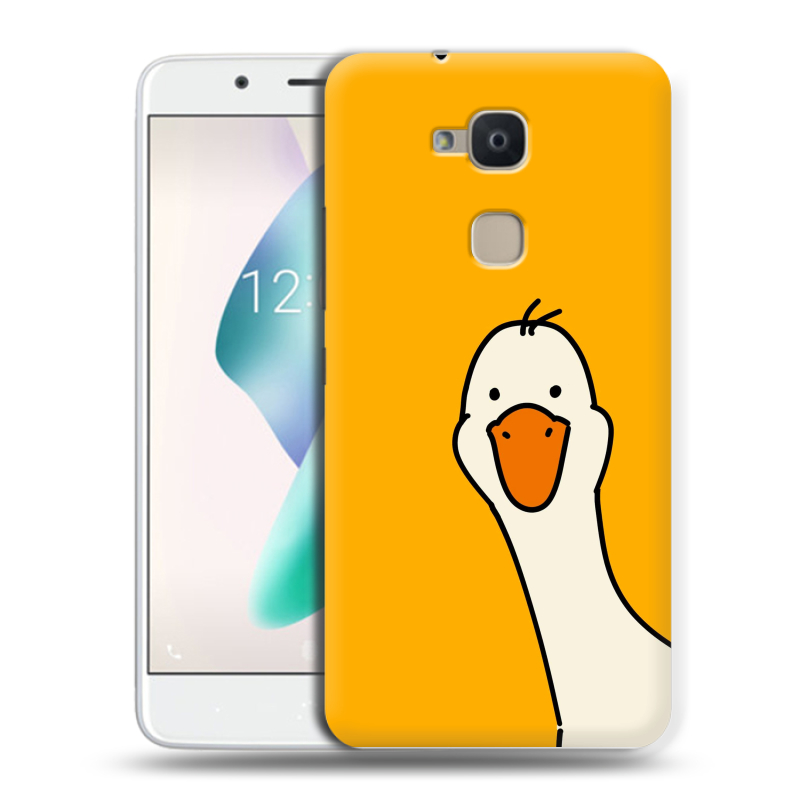 Силиконовый чехол на BQ Aquaris V Plus с принтом Утка Силиконовый чехол на BQ Aquaris V Plus с принтом Утка