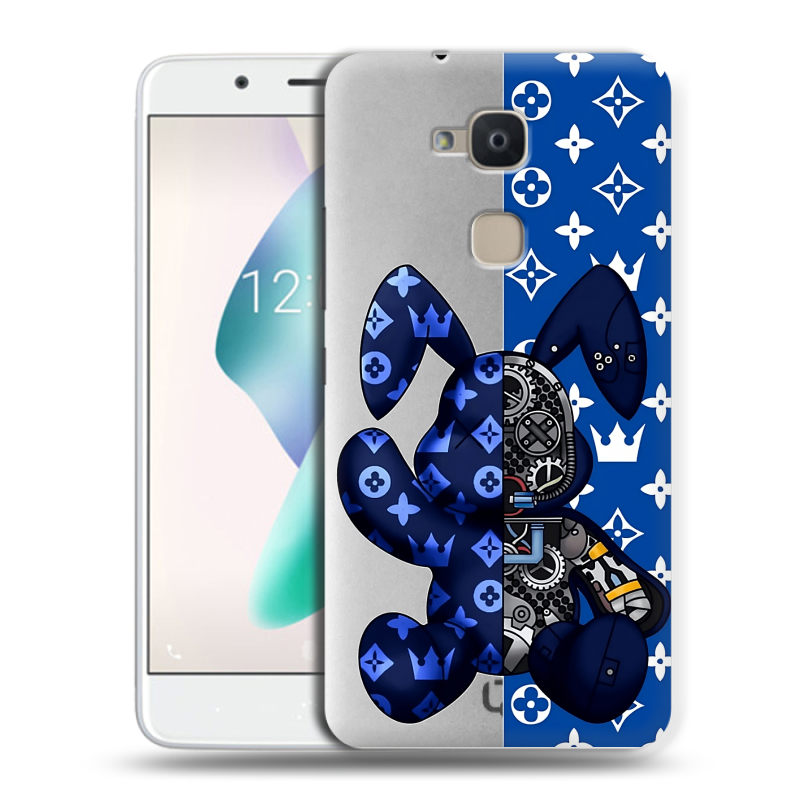 Силиконовый чехол на BQ Aquaris V Plus с принтом Луи робот Силиконовый чехол на BQ Aquaris V Plus с принтом Луи робот