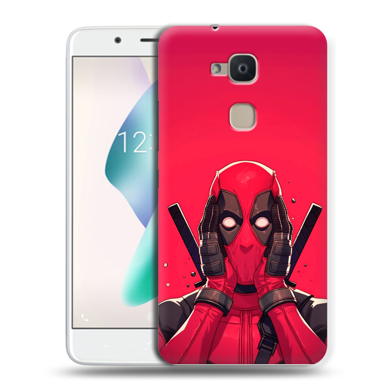 Силиконовый чехол на BQ Aquaris V Plus с принтом Дедпул Deadpool Силиконовый чехол на BQ Aquaris V Plus с принтом Дедпул Deadpool