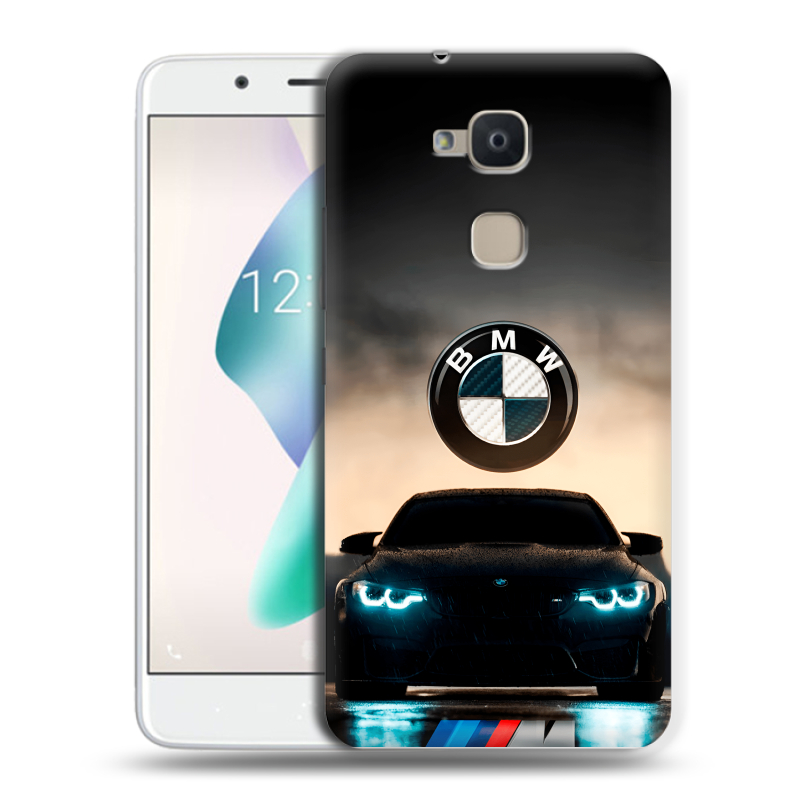 Силиконовый чехол на BQ Aquaris V Plus с принтом БМВ BMW Силиконовый чехол на BQ Aquaris V Plus с принтом БМВ BMW