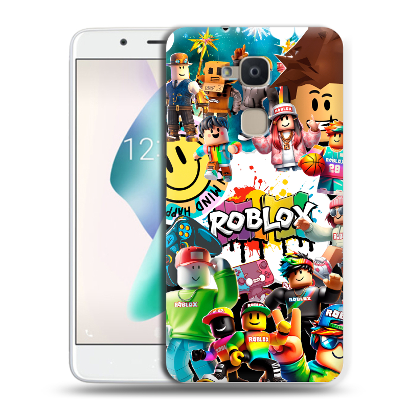 Силиконовый чехол на BQ Aquaris V Plus с принтом Roblox Роблокс Силиконовый чехол на BQ Aquaris V Plus с принтом Roblox Роблокс