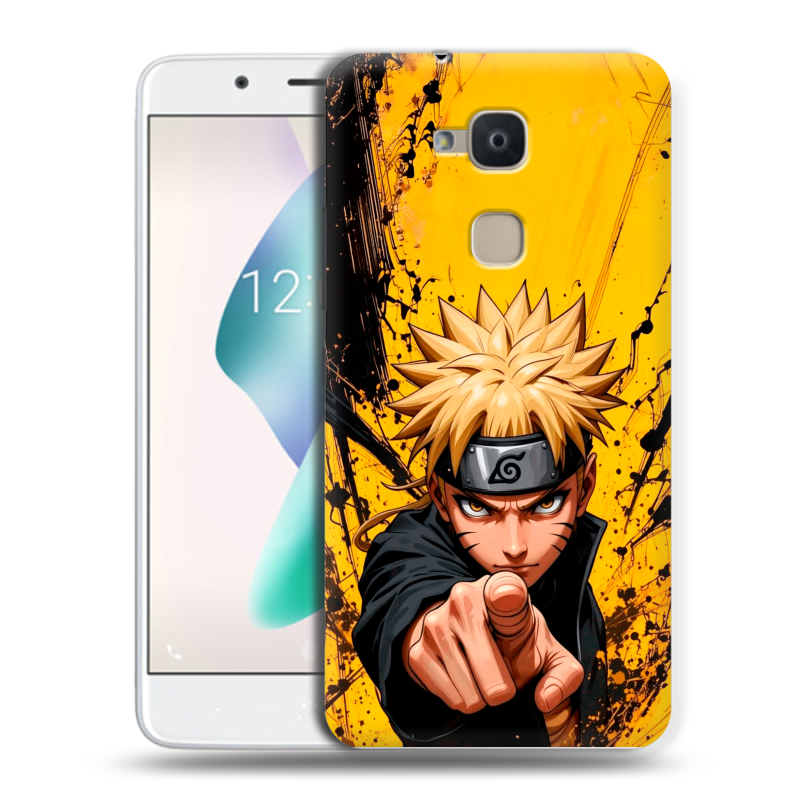 Силиконовый чехол на BQ Aquaris V Plus с принтом Naruto Наруто Силиконовый чехол на BQ Aquaris V Plus с принтом Naruto Наруто