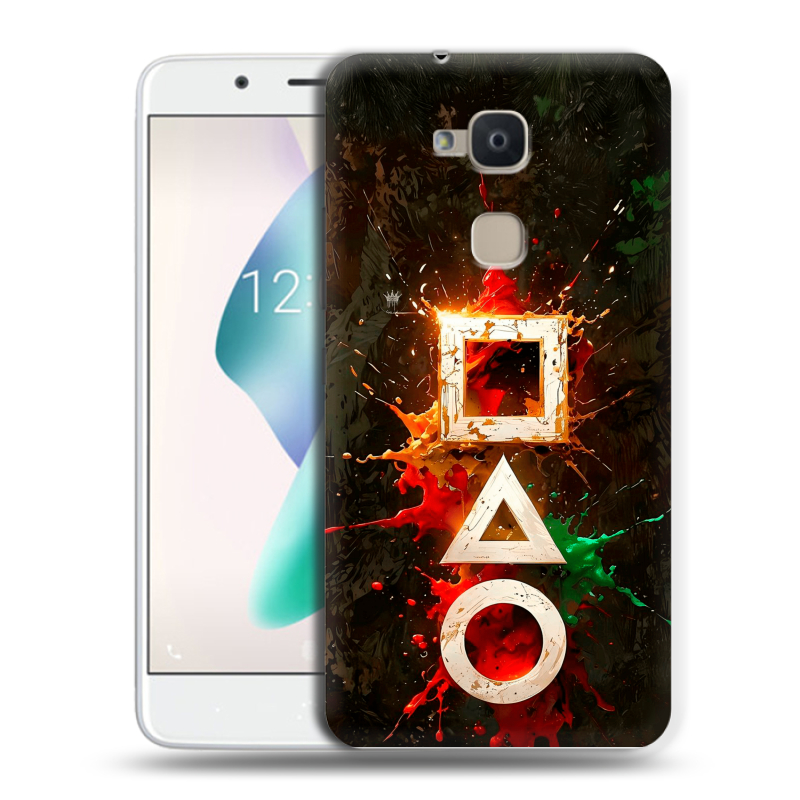 Силиконовый чехол на BQ Aquaris V Plus с принтом Squid Game Игра кальмара Силиконовый чехол на BQ Aquaris V Plus с принтом Squid Game Игра кальмара